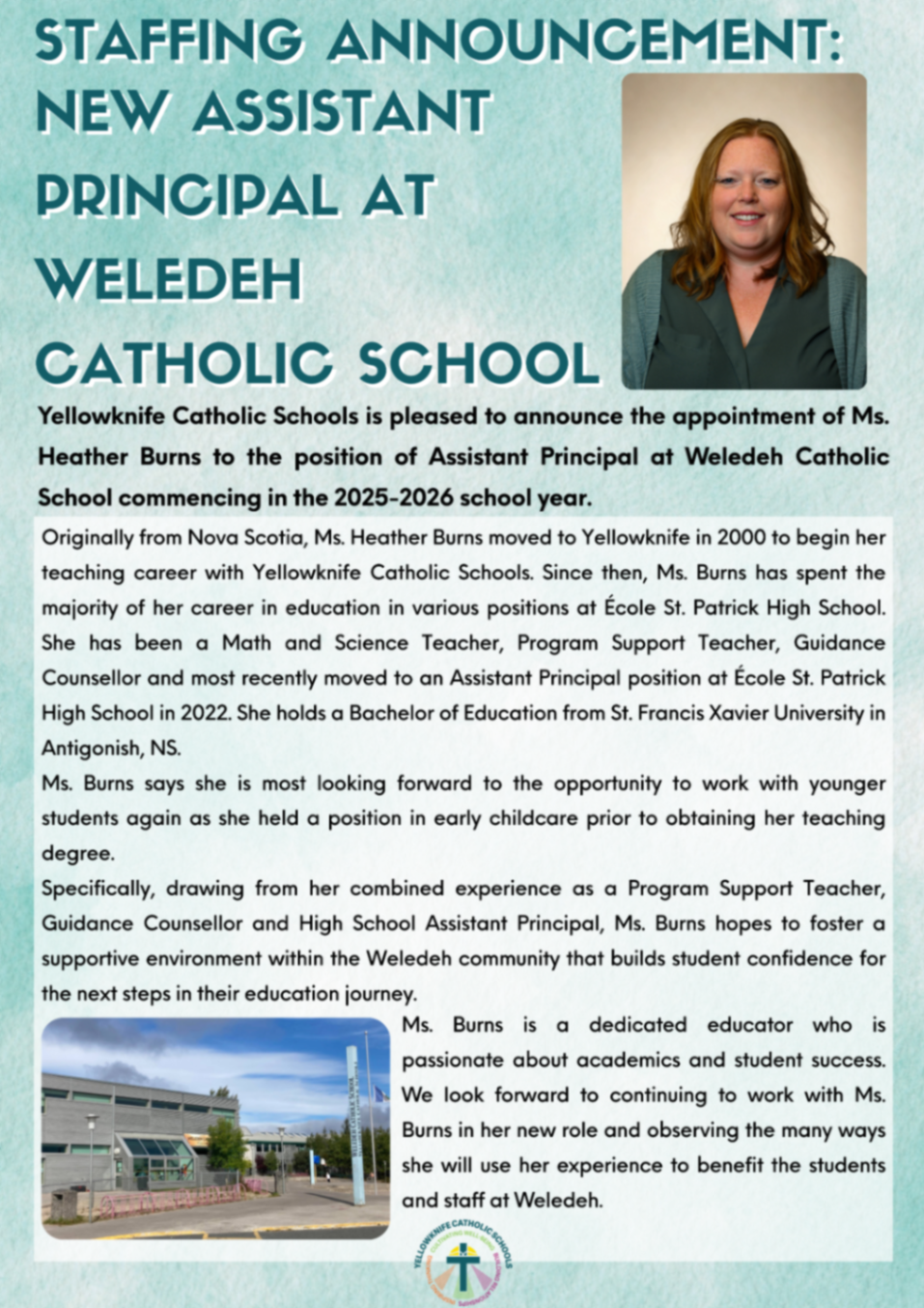 Staffing Announcement WCS AP